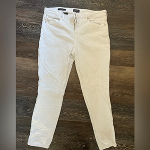 White NYDJ Ami skinny jeans